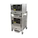 AccuTemp P3/P61201D060 9 Pan LP Gas Boilerless Connectionless Steamer, Double Stacked, Stand Mounted 1 image