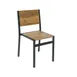BFM Seating 102CKPR-SB Indoor Chester Chair with Knotty Pine Relic Seat & Back 1 image