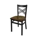 BFM Seating 2130C-SB ASH Indoor Akrin Side Chair, Black 1 image