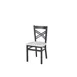 BFM Seating 2130CAWR-SB Indoor Akrin Chair, Black 1 image