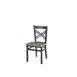 BFM Seating 2130CFHR-SB Indoor Akrin Chair, Black 1 image