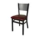 BFM Seating 2161C-SB GR3 Indoor Polk Side Chair, Black 1 image