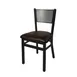 BFM Seating 2161C-SB GR4 Indoor Polk Side Chair, Black 1 image