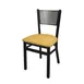 BFM Seating 2161C-SB W Indoor Polk Side Chair, Black 2 image