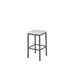 BFM Seating 2510BAWR-SB Trent Backless Barstool, Antique Wash Relic Metal Seat, Footrest, Square Steel Frame with Sand Black Finish 1 image