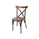 BFM Seating JS88CGR4-AASB Indoor Henry Side Chair with Upholstered Seat, Black 1 image