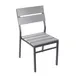 BFM Seating PH202CGRTK-BL Seaside Stacking Side Chair, Wide 1 image