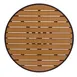 BFM Seating PH24RTKBLU Longport Table Top, 24" Dia., Round, Synthetic Teak 1 image
