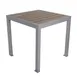 BFM Seating PH4L3131GRSG 31" X 31" Dining Height Outdoor Table 1 image