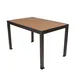 BFM Seating PH4L3248TKBL 32" X 48" Dining Height Outdoor Table 1 image