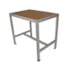 BFM Seating PH4L3248TKSVT 32" X 48" Bar Height Outdoor Table 1 image