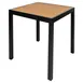 BFM Seating PH4L3571TKBL 35" X 71" Dining Height Outdoor Table 1 image