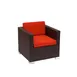 BFM Seating PH5102-CU Aruba Cushion Set, For Arm Chair 1 image