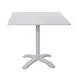 BFM Seating PHB3636WH-2626WHT 36" X 36" Bar Height Outdoor Table 1 image