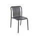 BFM Seating PHKWSC-BL Key West Stacking Side Chair, Vertical Slat Design 1 image
