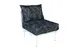 BFM Seating PHPMGRWH Cayman Outdoor Middle Section, White Aluminum Frame, Gray Flat Rope, Frame Only 1 image
