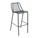 BFM Seating SU1600BBL Kingston Barstool with Steel Micro Mesh Back & Seat, Black 1 image