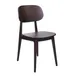 BFM Seating ZWC22DW-DW Indoor Emma Side Chair with Wood Veneer Back & Seat 1 image