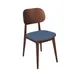 BFM Seating ZWC22DWRG2-DW Indoor Emma Chair with Wood Back 1 image