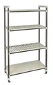 Cambro EST184281VS4480 Camshelving Elements XTRA 18x42 2400 lbs 4-Tier Track Shelving System 1 image
