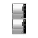 Groen (2)GSSP-BL-10ES 20 Pan Electric Boilerless Convection Steamer w/ (2) Stacked, Stand 1 image