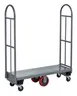 Hubert 81565 CenPro U-Boat Utility Cart, 2000 lb. 48"W x 16"D x 61"H, Anti-Slip Deck 1 image