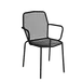 BFM Seating DV354BL Avalon Stacking Arm Chair, Micro Mesh Back & Seat 1 image