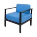 BFM Seating PH6102BL Belmar Armchair 1 image