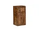 BFM Seating TE4622VW Relic Trash Enclosure, 20 1/2" W X 22" D X 46" H Overall 1 image
