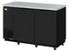 RefrigerationX XBB-2SB-N6, 58\" W X 27\" D X 37\" H, 19 Cu.ft., Black Vinyl, 2 Doors, Shelves, R-600a 1 image