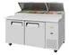 RefrigerationX XPR-67-N 67" 2-Door Pizza Prep Table, 20 cu. ft., 6 Pans 1 image