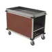 Cadco BC-3-LST Stainless Steel Mobile Beverage Service Cart w/ 2 Shelves, 4 Drawers, 6 Airpot Wells 3 image