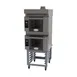 Cadco BLS-3HTD-2H Double Half Size Electric Convection Oven w/ Ventless Hood and Stand, 208/240V 1 image