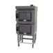 Cadco BLS-4FLD-2H Double Full Size Electric Convection Oven w/ Ventless Hood and Stand, 208/240V 1 image