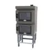 Cadco BLS-4FTD-2H Double Full Size Electric Convection Oven w/ Ventless Hood and Stand, Touch Control 1 image
