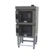 Cadco BLS-4FTR-2H Single Electric Convection Oven w/ Right Side Door, Ventless Hood, Stand, 208/240V 1 image