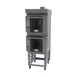 Cadco BLS-4HLD-2H Double Half Size Electric Convection Oven, 4 Shelf, Ventless Hood, Stand, LED Control 1 image