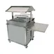 Cadco CBC-GG-2 MobileServ® Deluxe Grab & Go Merchandising Cart with (2) Heated Wells 1 image