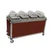 Cadco CBC-HHHH MobileServ® Mobile Hot Buffet Cart with (4) Hot Full Size Buffet Servers 3 image