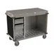 Cadco CBC-PHRX 52" Mobile Medium Demo/ Sampling Cart w/ Front Panel, (2) Handles, (2) Drawers 1 image