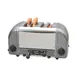 Cadco CBF-4M Commercial Buffet Pop-Up Toaster  w/ (4) 1" Slots, (2) Manual Timer Controls, 120V 3 image