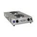 Cadco CDR-1TFB 13-1/2" Electric Countertop Hotplate w/ (2) Tubular Burners, Vertical Design, 1.65 kW, 120V 1 image