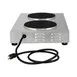 Cadco CDR-3K 15" Electric Countertop Hotplate w/ (2) Solid Burners, Vertical Design, 3.0 kW, 220V 6 image
