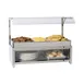 Cadco CMLB-CSG Warming Cabinet w/ Sneeze Guard, 28" x 14" Removable Triple Buffet Server Top 1 image
