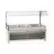 Cadco CMLB-CSG Warming Cabinet w/ Sneeze Guard, 28" x 14" Removable Triple Buffet Server Top 3 image