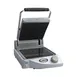 Cadco CPG-10 13" Single Glass-Ceramic Panini Grill w/ Grooved Top and Smooth Bottom Plates, 120V 1 image
