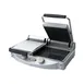 Cadco CPG-20 24" Double Glass/Ceramic Panini Grill, Grooved Top and Smooth Bottom Plates, 208/240V 1 image