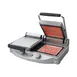 Cadco CPG-20FC 24" Double Glass-Ceramic Panini Grill w/ Smooth Clear Plates, 208/240V 1 image