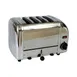 Cadco CTS-4(220) 4-Slice Standard Commercial Toaster w/ 1" Slots, Aluminum End Panels, 220V 1 image