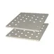 Cadco GGAS-4 Adjustable Shelves, Set of (2), for CBC-GG-B4 Carts, Each Spans Half of Inside of Cart 1 image